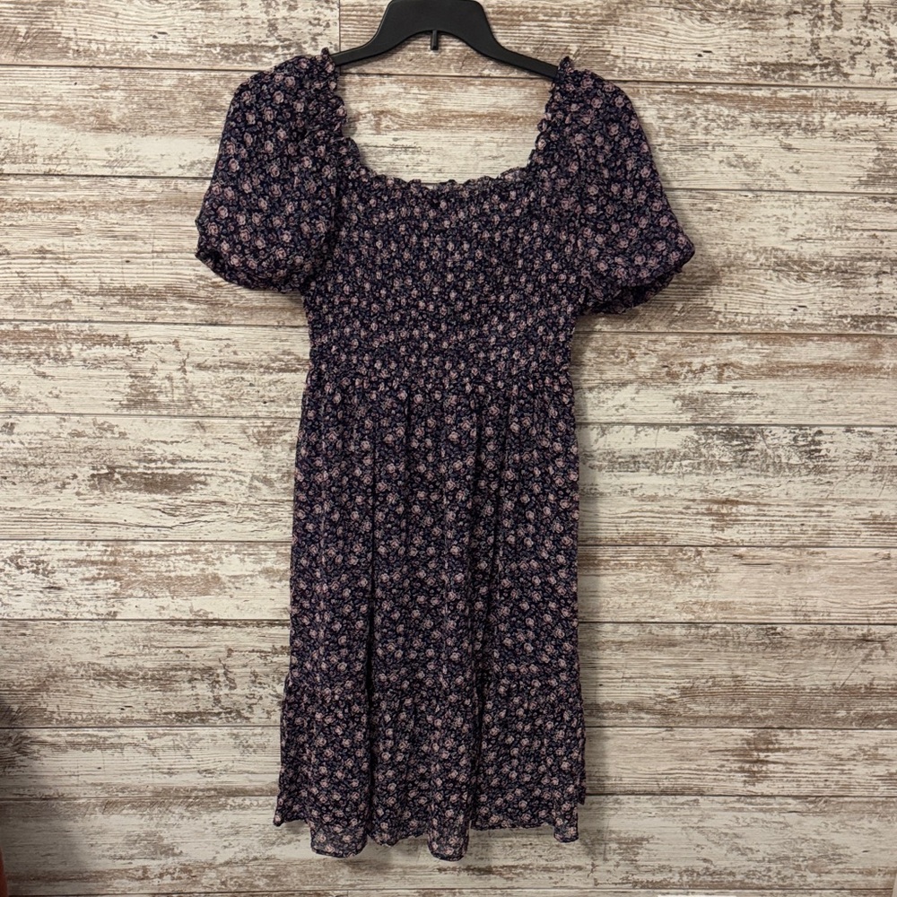 Floral Puff Sleeve Dress